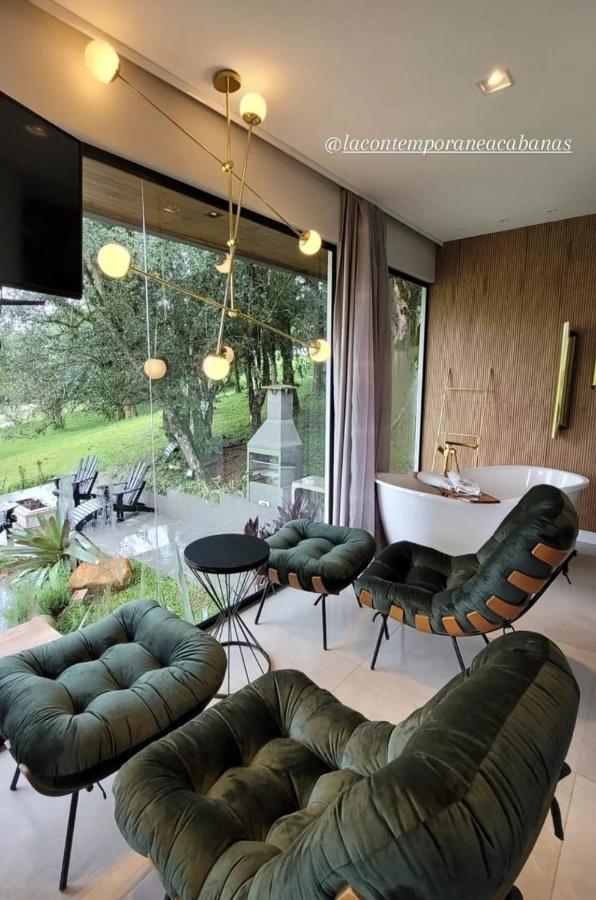 La Contemporanea Cabanas Prox A Cidade Vista Para Ponto Turistico อูรูบิซิ ภายนอก รูปภาพ