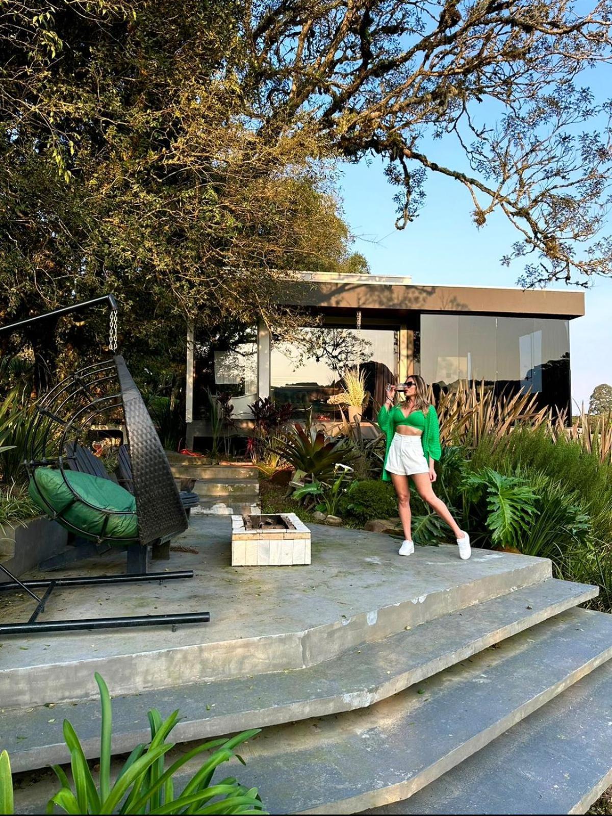 La Contemporanea Cabanas Prox A Cidade Vista Para Ponto Turistico อูรูบิซิ ภายนอก รูปภาพ
